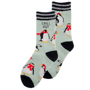 Penguin Holiday Socks