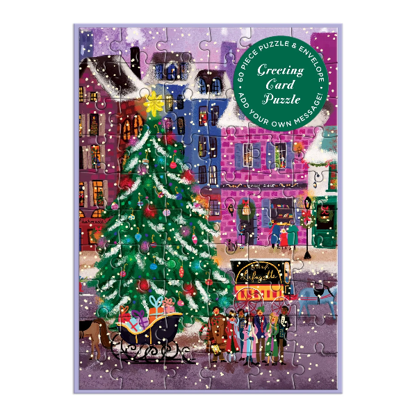 Christmas Square Puzzle Christmas Card