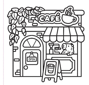 Color Me Comfy Colouring Book
