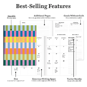 2025 Medium Monthly Planner | Colour Stacks