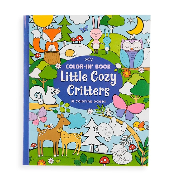Little Cozy Critters Color-In-Book