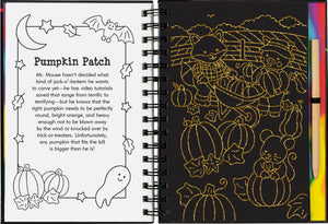Scratch & Sketch Activity Book | Cute & Spooky Halloween