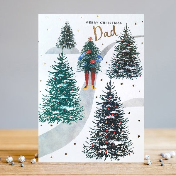 Tree Dad Christmas Card