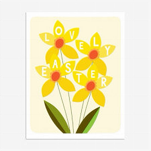 Easter Daffodils Card