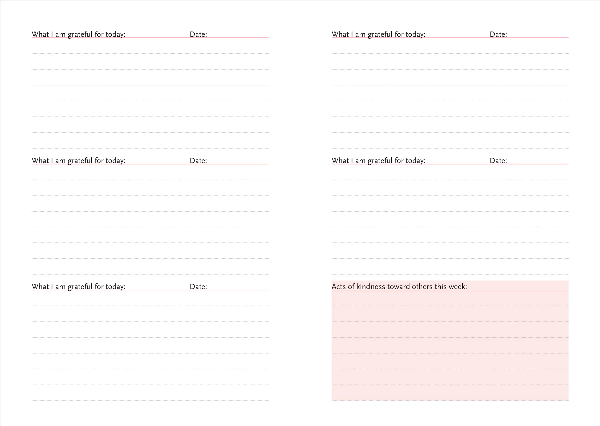 Pauper Guided Journal | Daily Dose Of Gratitude