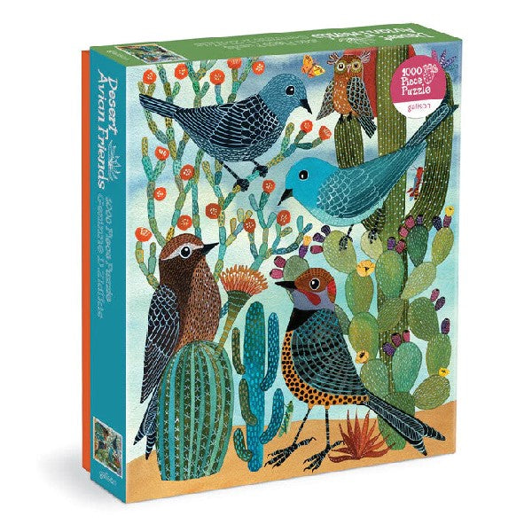 Galison 1000 Piece Puzzle | Desert Avian Friends