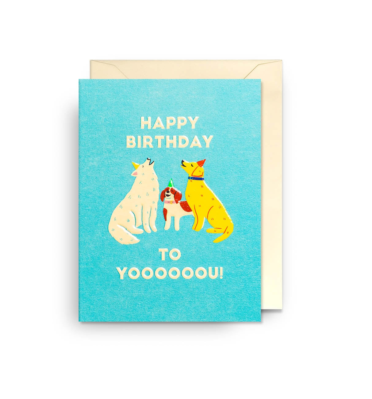 Dogs Howling Birthday Card