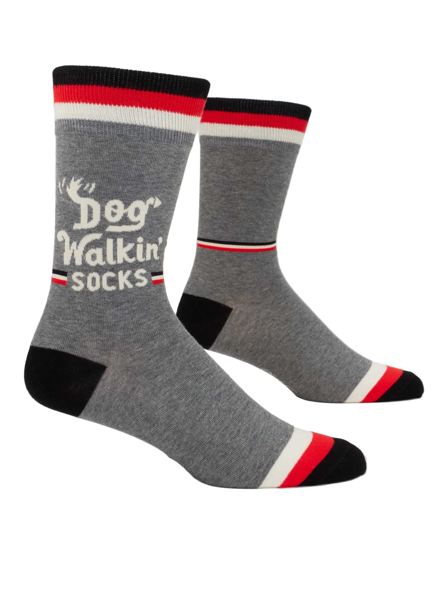 Blue Q Men's Crew Socks | Dog Walkin' Socks