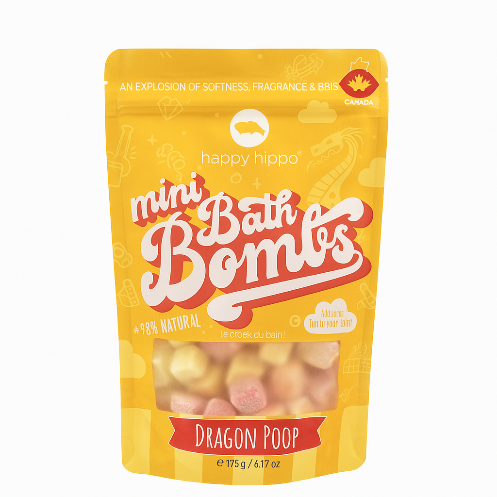 Happy Hippo Bath Co. | Dragon Poop Mini Bubble Bombs