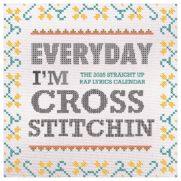 2025 Wall Calendar | Cross Stitch