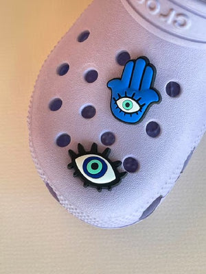 Evil Eye Croc Charms