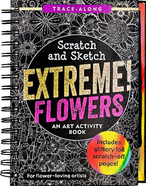 Scratch & Sketch Activity Book | Extreme Flowers