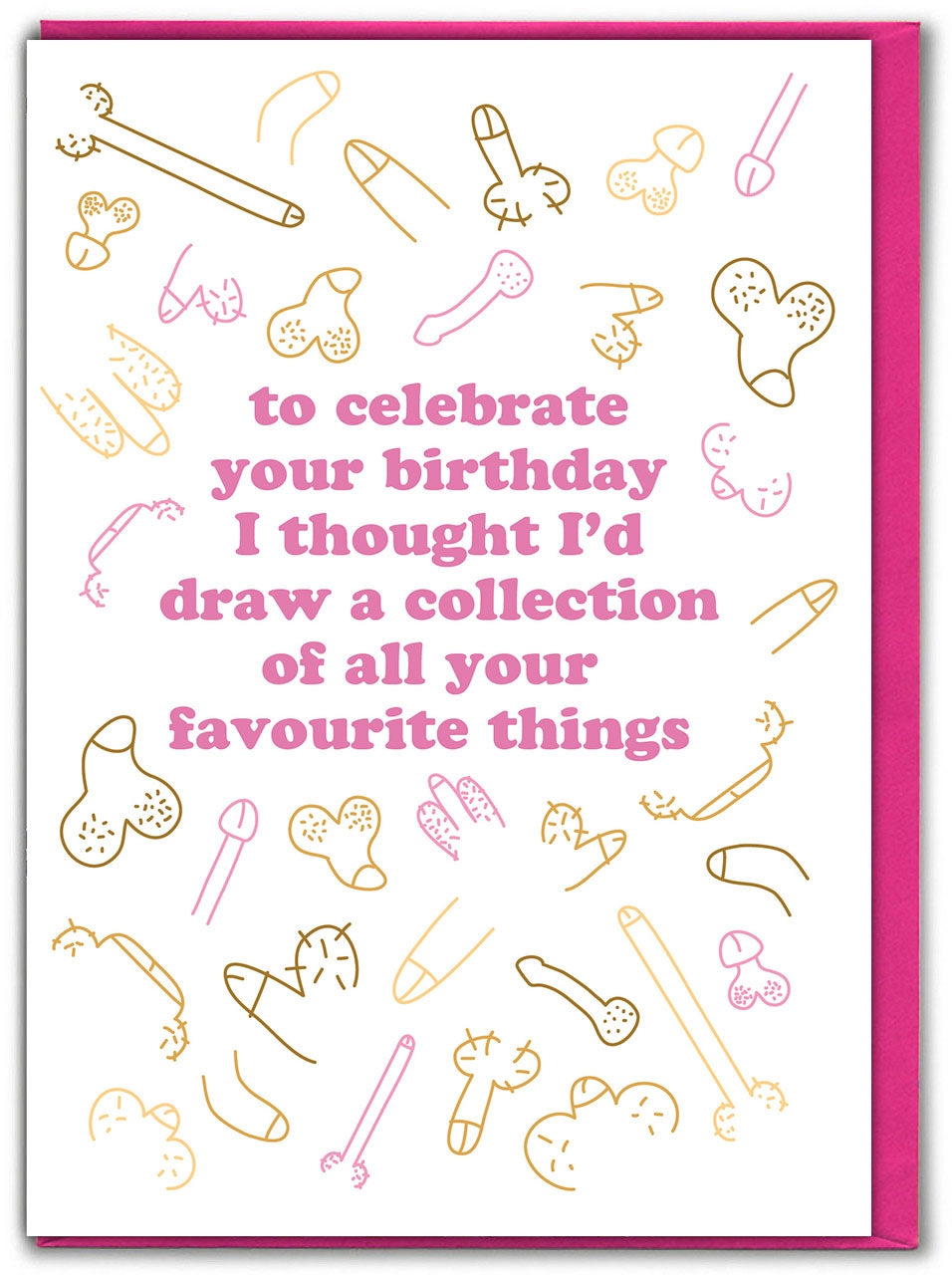 Favourite Things Birthday Card
