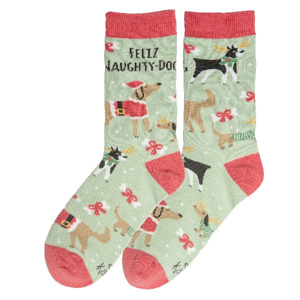 Karma Holiday Socks | Feliz Naughty-Dog