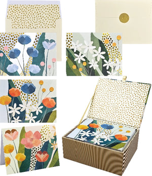 Premium  Floral Thank You Notecards