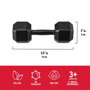 Buff Baby Dumbbell Rattle