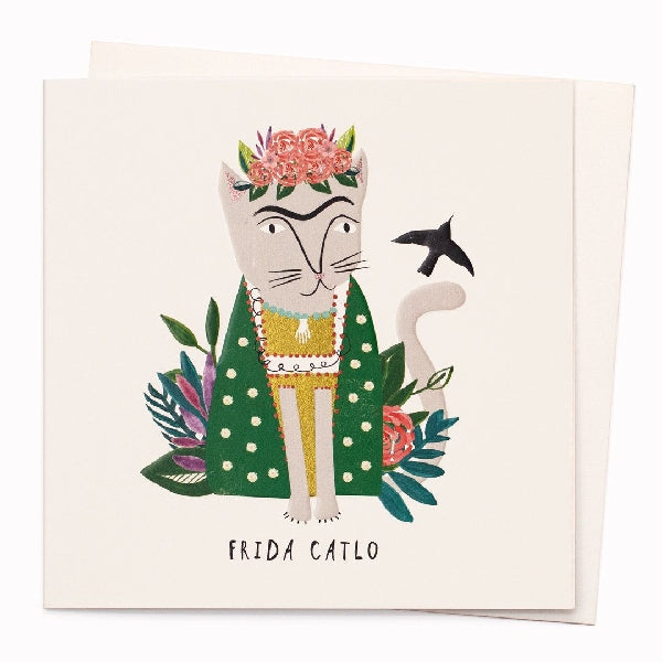 Frida Catlo Blank Art Card