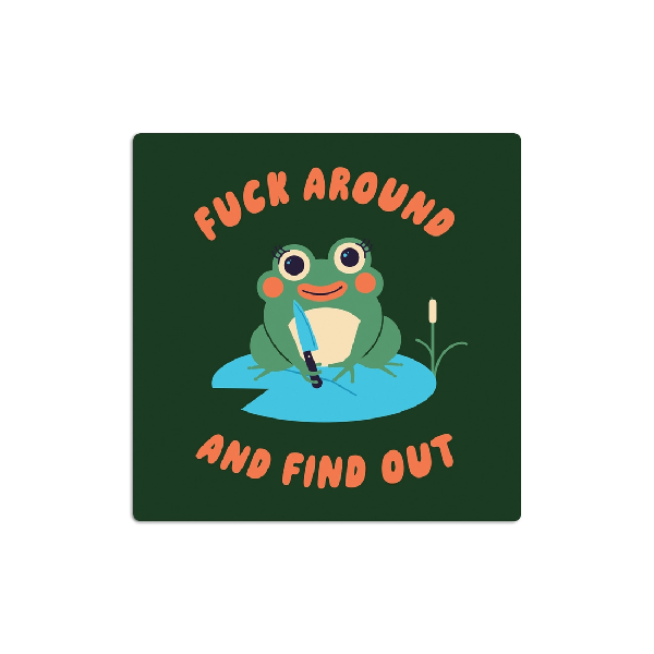 Frog Vinyl Sticker