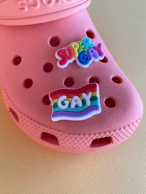 Gay Croc Charms