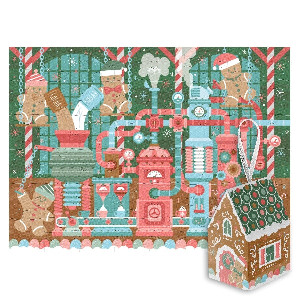 Gingerbread Puzzle Ornament