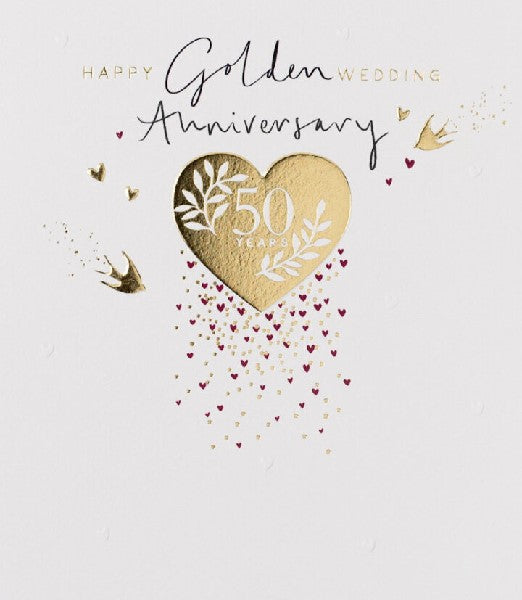 Gold Anniversary Card
