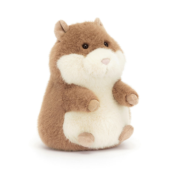 adorably soft plushie of a guinea pig by popular brand Jellycat.