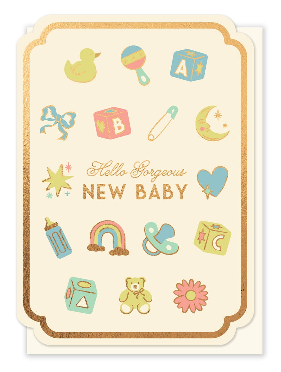 New Baby Stuff Baby Card