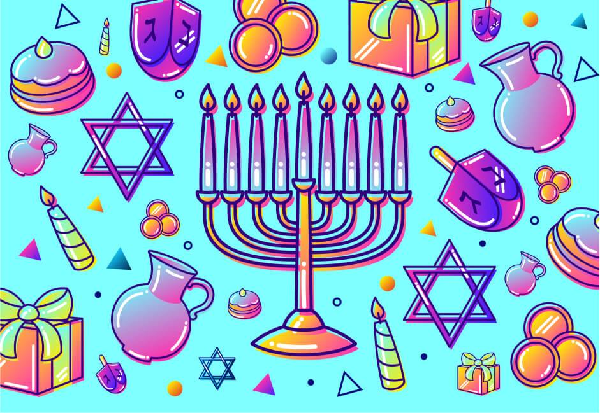 MicroPuzzles 150 Piece Mini Jigsaw Puzzle | Hanukkah