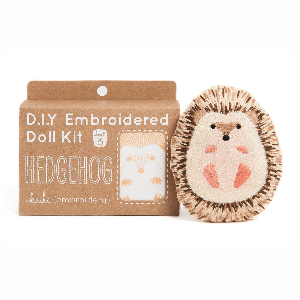 Kiriki Press Embroidery Kit | Hedgehog