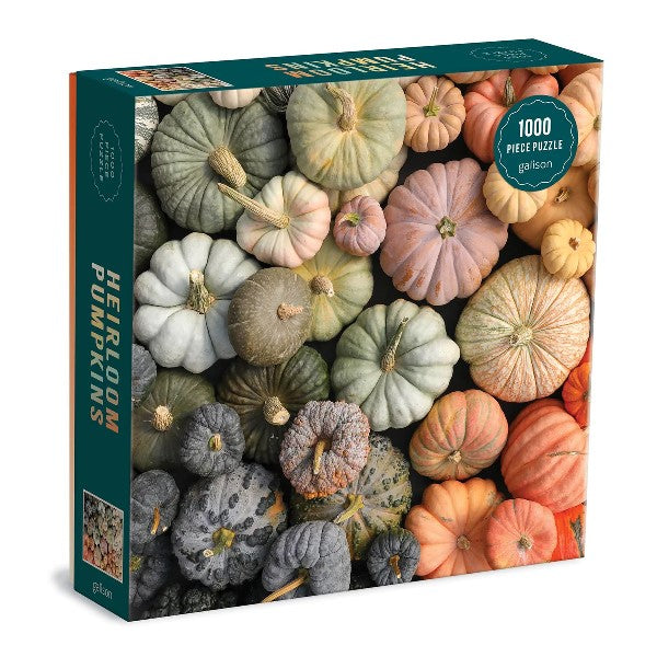 Galison 1000 Piece Puzzle | Heirloom Pumpkins
