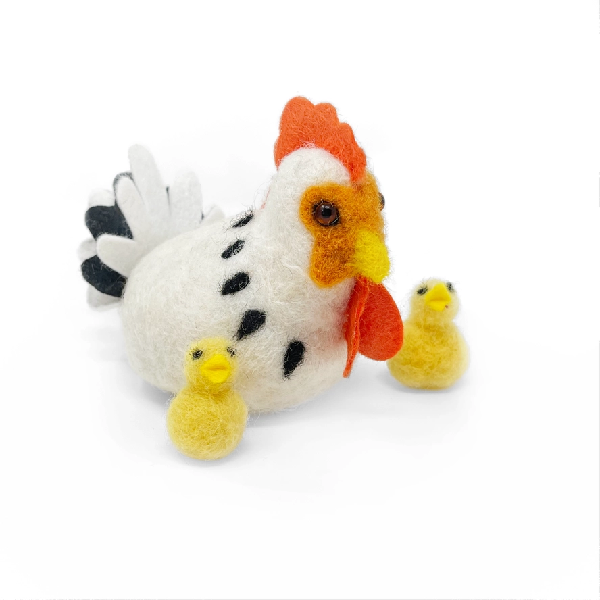 The Crafty Kit Co.DIY Needle Felting Kit | Hen And Chicks