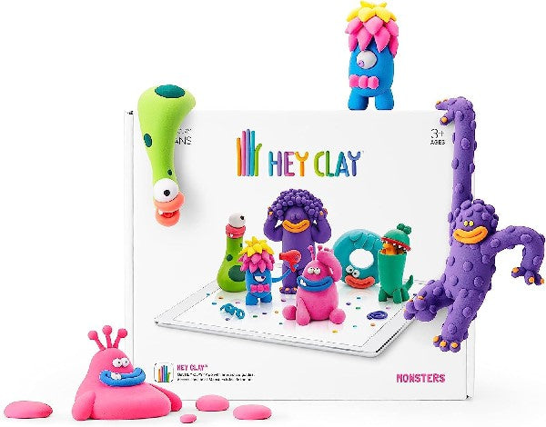 Hey Clay Modelling Clay DIY Activity Kit | Monsters