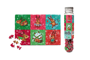 MicroPuzzles 150 Piece Mini Jigsaw Puzzle | Reindeer Fun