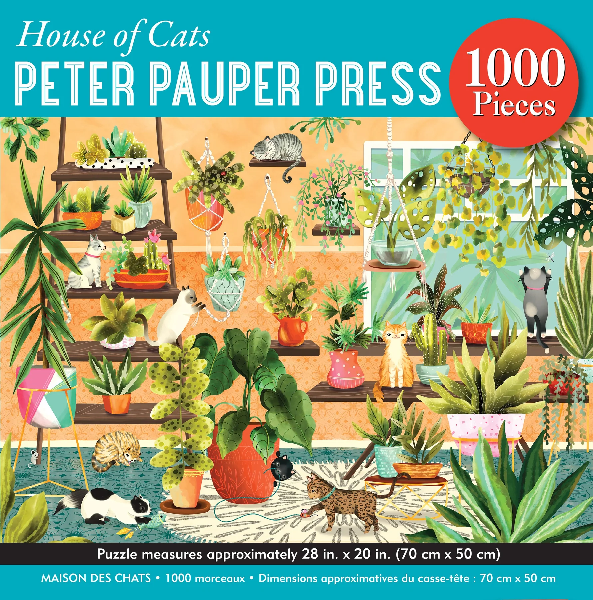 Peter Pauper 1000 Piece Puzzle | House Of Cats