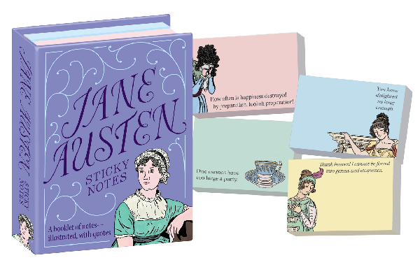 Unemployed Philosopher's Guild Sticky Notes | Jane Austen