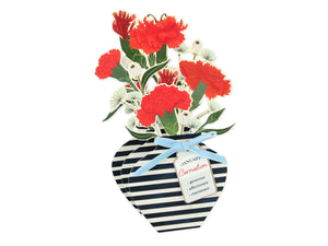 January Birth Flower Pop-Up Card