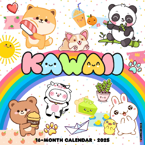 2025 Wall Calendar | Kawaii