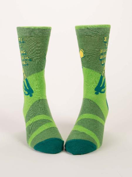 Blue Q Men's Crew Socks | Fucking Beautiful Lawn