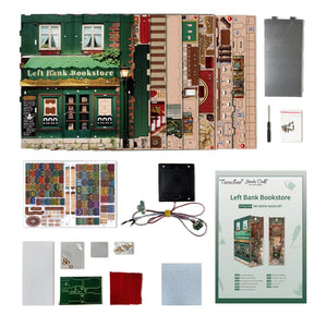 DIY Miniature Book Nook Kit | Left Bank Bookstore
