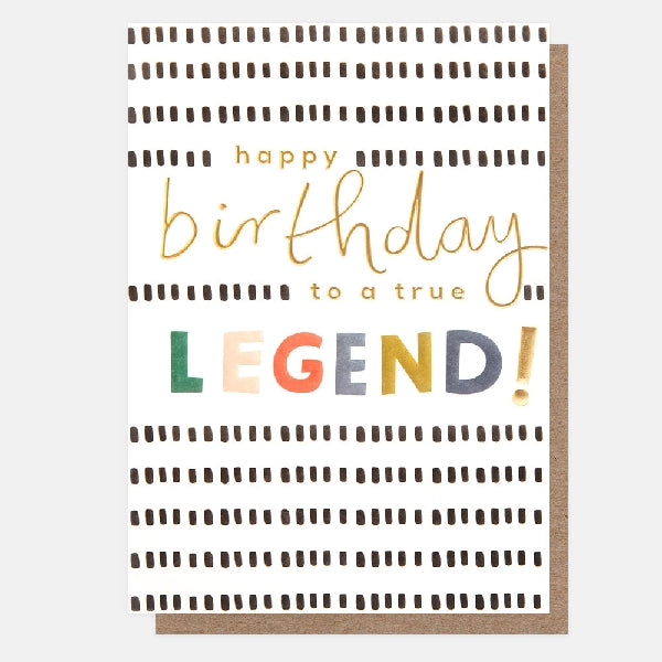 The Legend Birthday Card