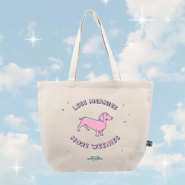 Less Meanies More Weenies Tote Bag