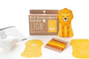 Kiriki Press Embroidery Kit | Lion