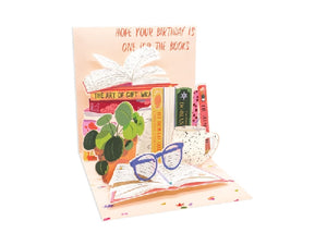 Literary Birthday Pop-Up Card
