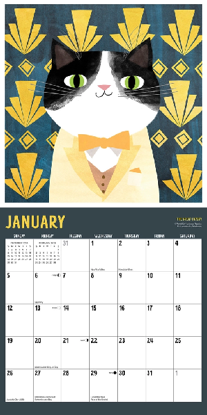 2025 Wall Calendar | Litterary Kitties