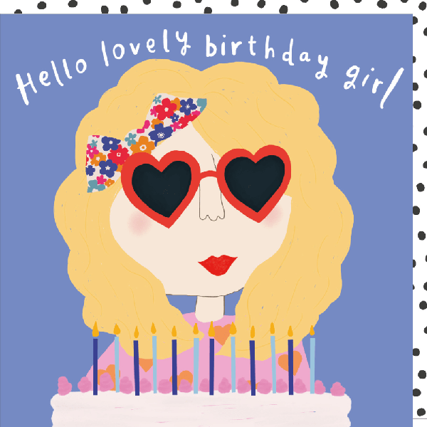 Hello Lovely Birthday Card