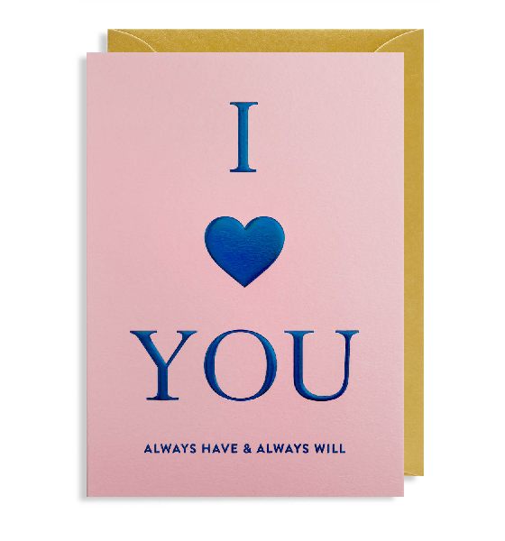 I Love You Love Card