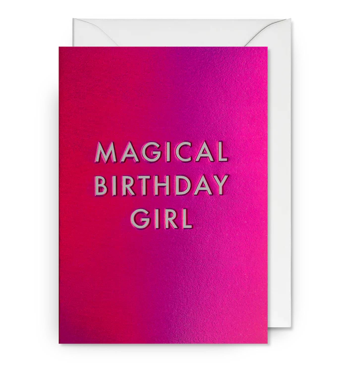 Magical Birthday Girl Birthday Card