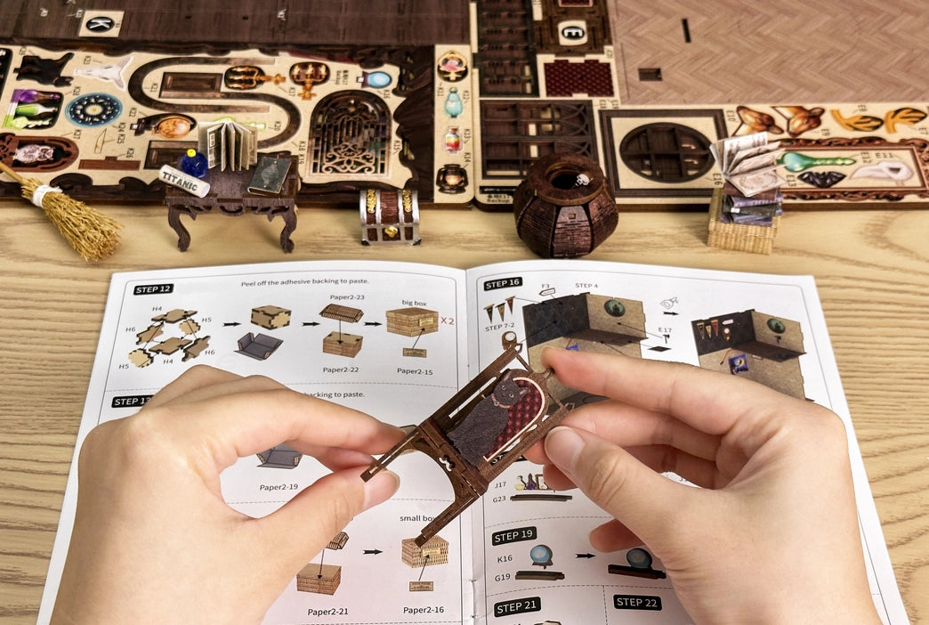 Miniature Diy Kit Book Nook | Magic Pharmacist