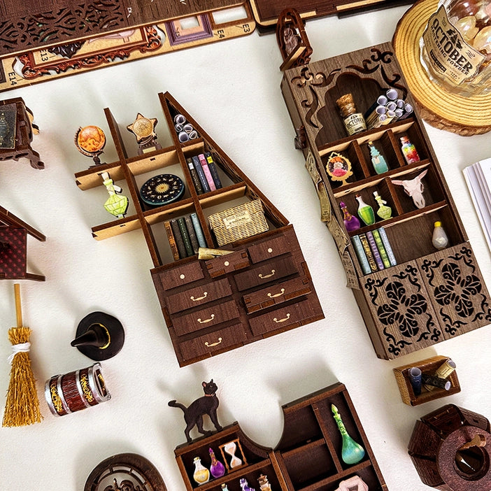 Miniature Diy Kit Book Nook | Magic Pharmacist