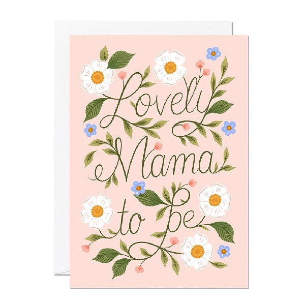 Lovely Mama Baby Card